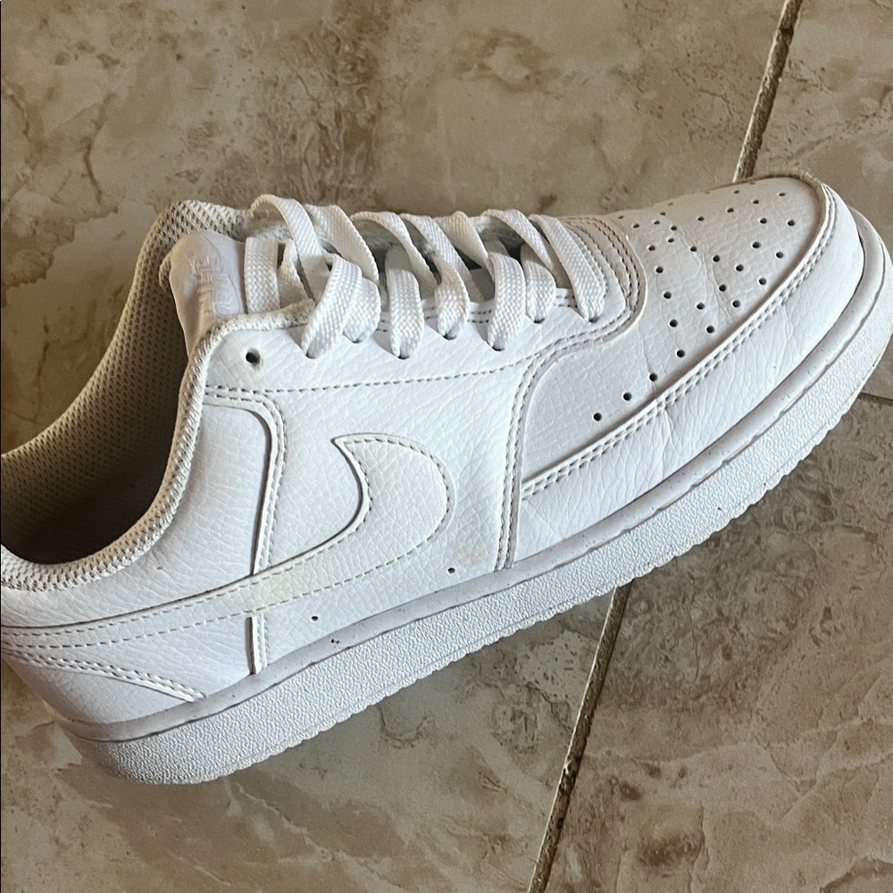 White Low-Top  Nike Air Force 1s